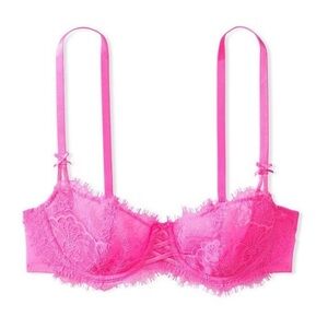 Victoria's Secret Pink Lace Dream Angels Bra New 32D